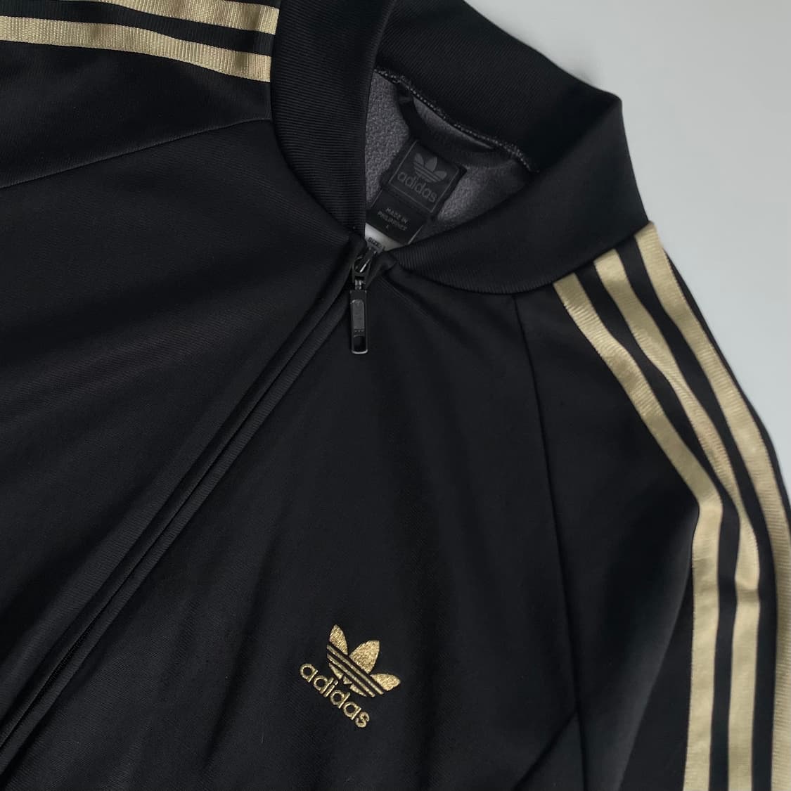 Adidas   아디다스 오리지널 블랙 트랙탑 자켓 상품이미지3