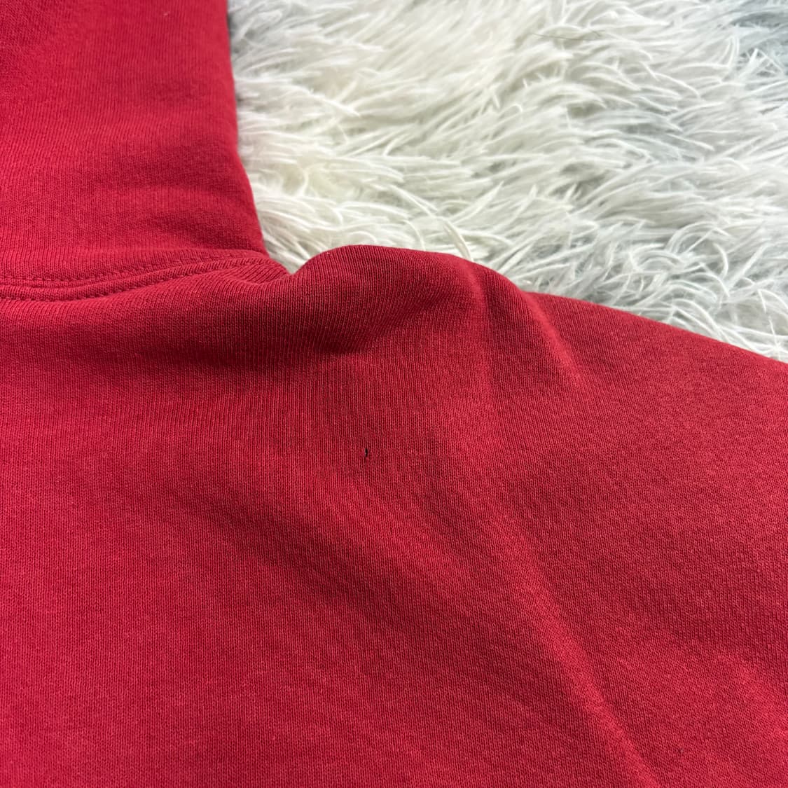 90s USA Russell Zip Hoodie Red 러셀 후드집업 상품이미지7