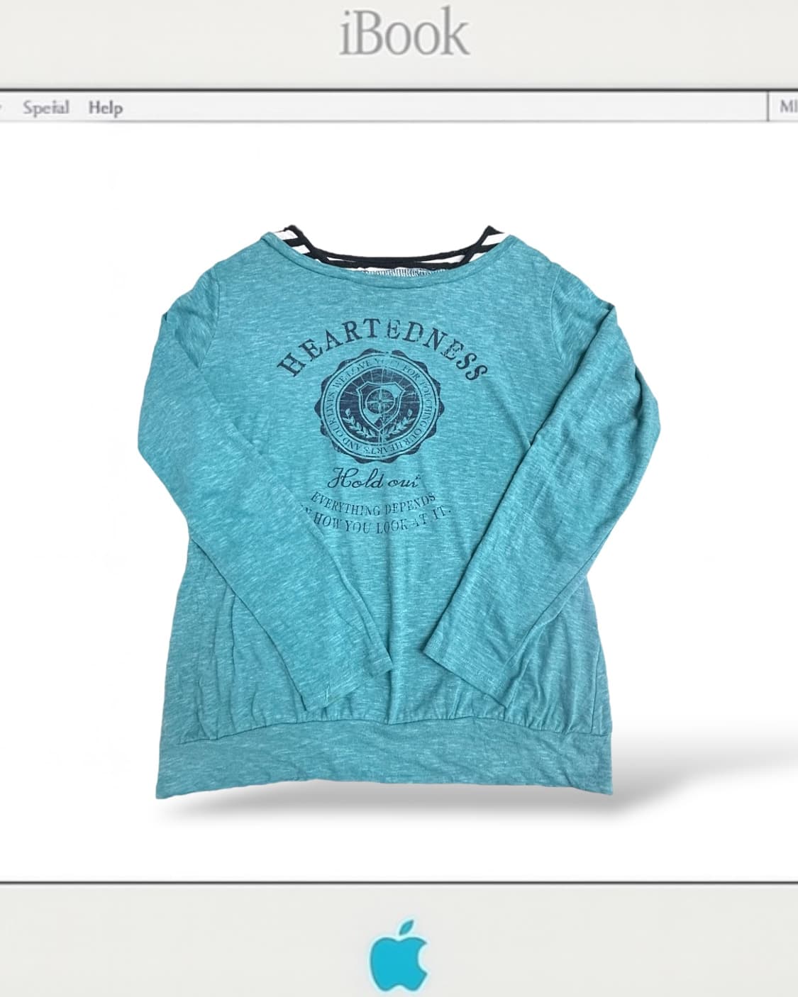 Vintage Teal Graphic Longsleeve 상품이미지1