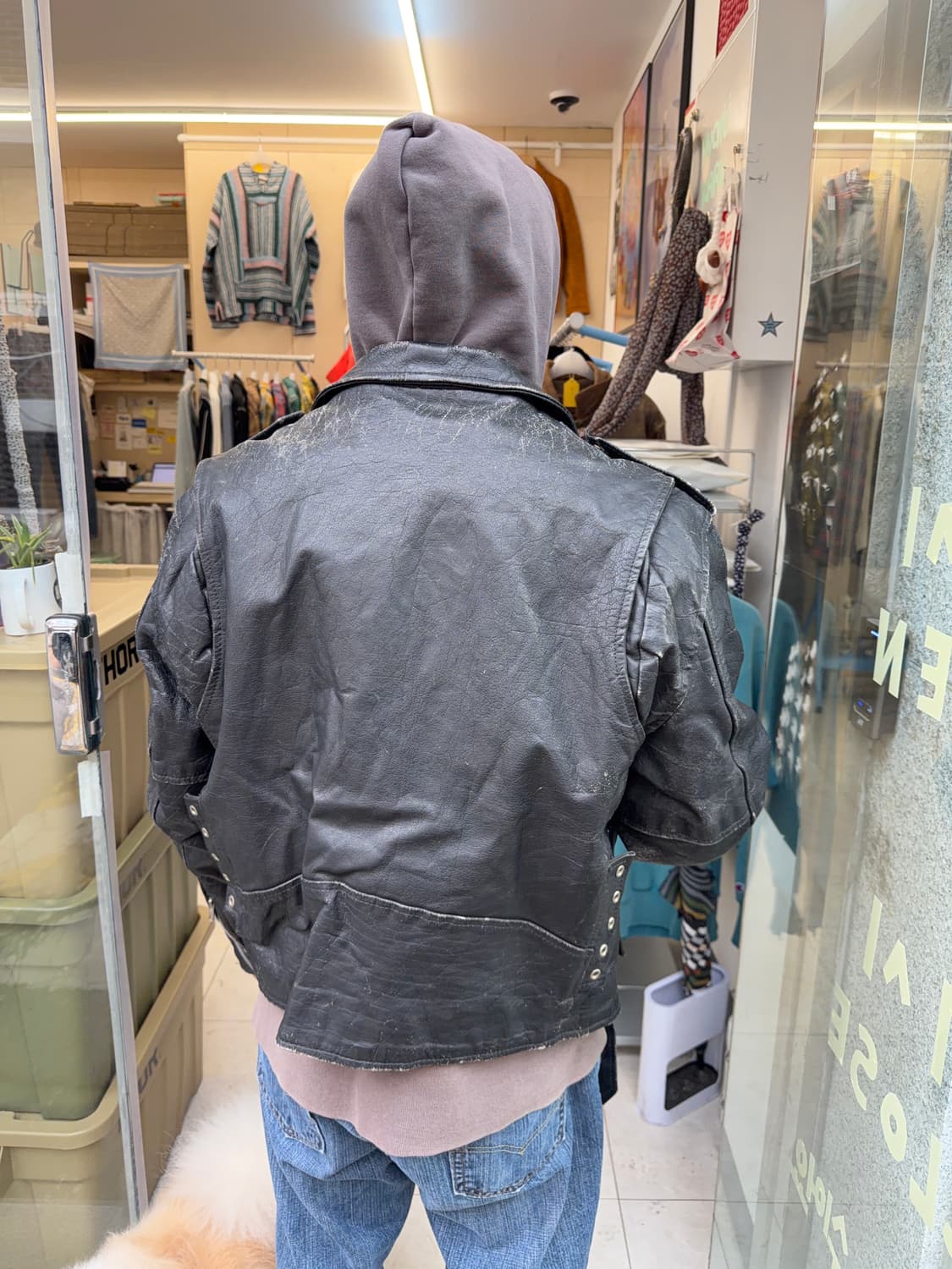 80s LA Roxx double rider jacket 상품이미지9