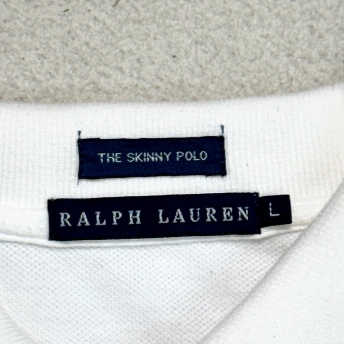 RALPH LAUREN 빅포니 PK 반팔 화이트 L 상품이미지4