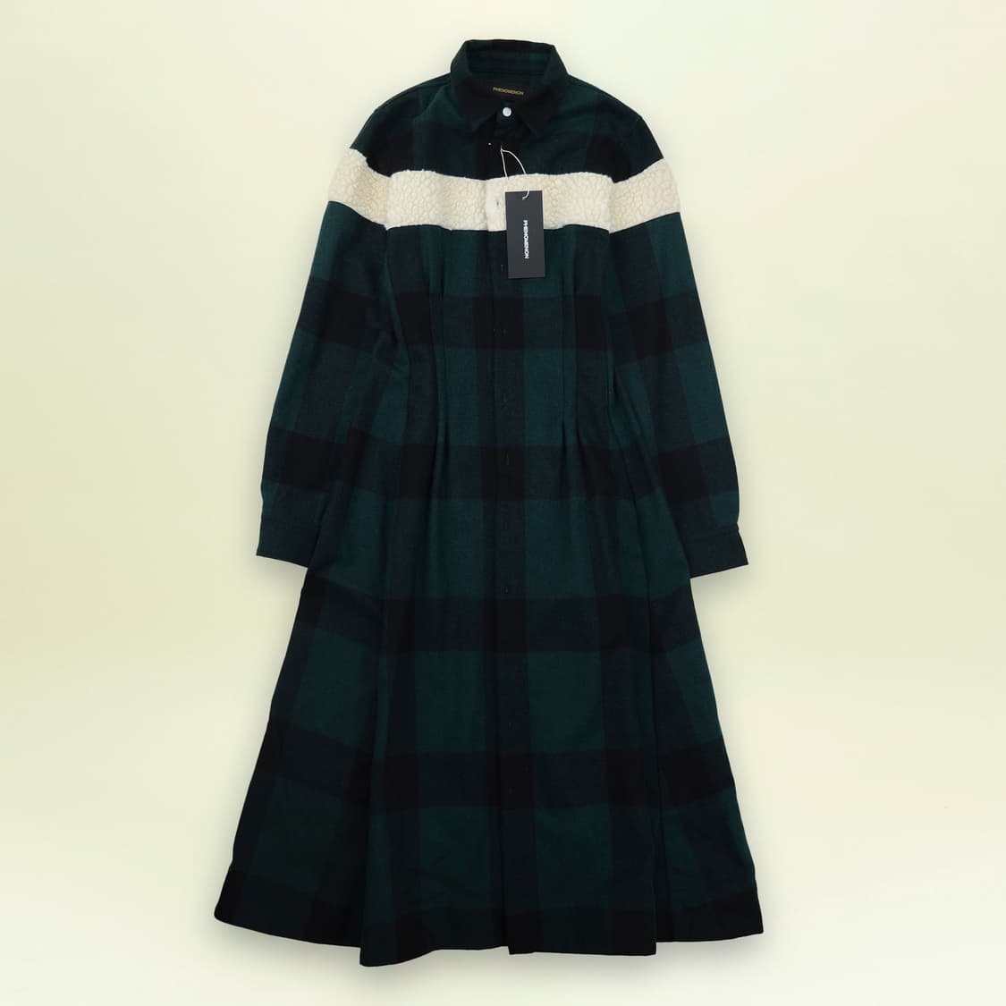 일본 빈티지 겨울 셔츠 자켓 원피스 S 사이즈 상품이미지1