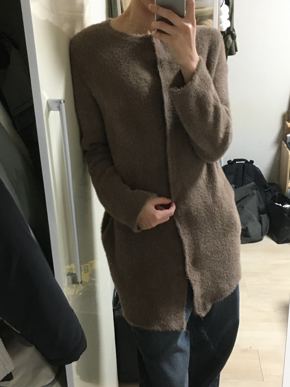 일본빈티지🇯🇵울 롱가디건 상품이미지1