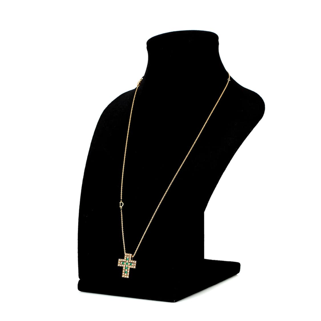 다미아니 벨에포크 에메랄드 네크리스 옐로우골드 십자가 목걸이 미듐 200 상품이미지2