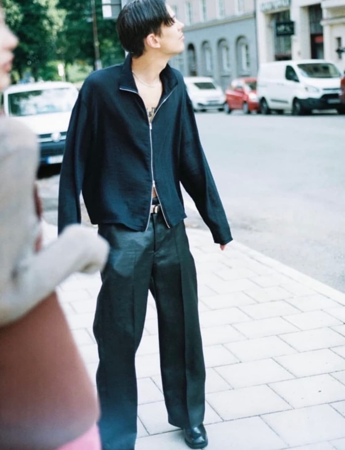 아워레가시 슈렁큰 풀 집 폴로 레이온 플레이트 블랙 48 상품이미지1