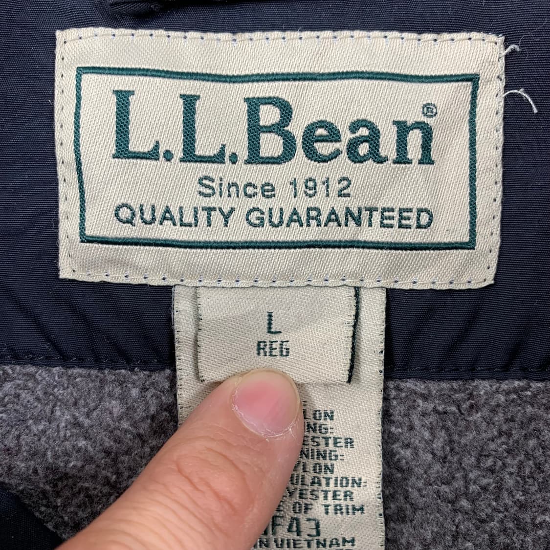 엘엘빈 나일론쉘 플리스 안감 웜업 자켓 상품이미지5