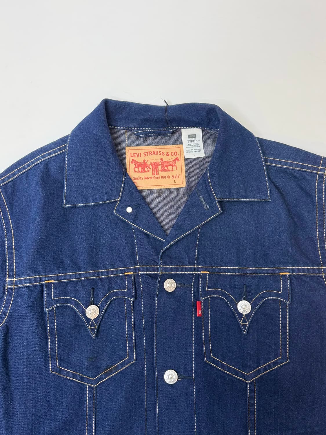 Levis 리바이스 type1 트러커 데님 자켓 상품이미지3