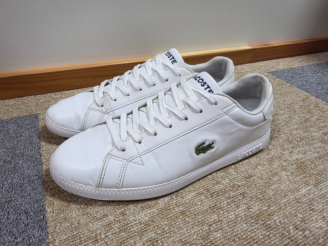 라코스테 흰색 스니커즈 [265~270mm] 상품이미지4