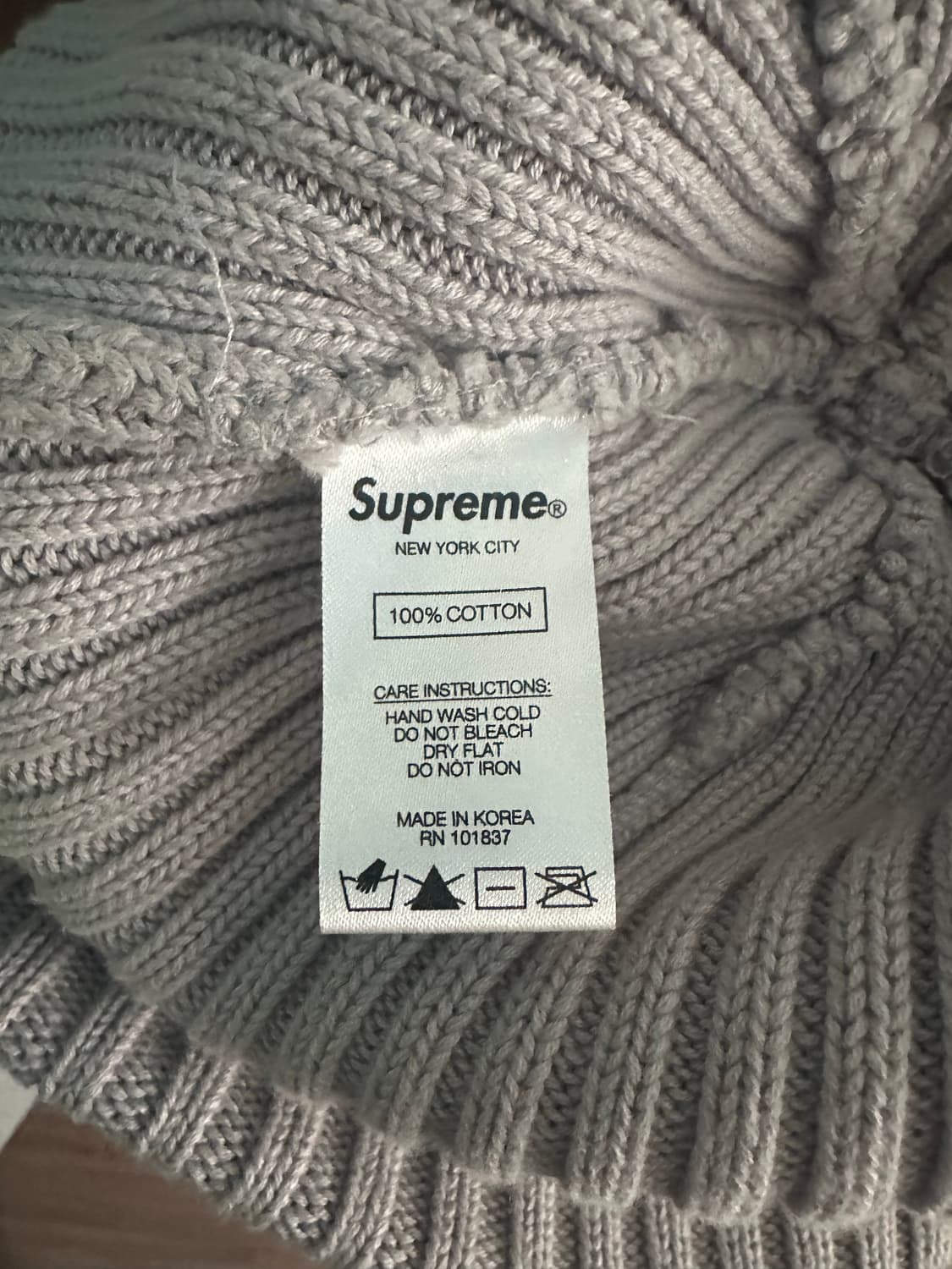 슈프림 오버다이브 비니 그레이팝니다 상품이미지2