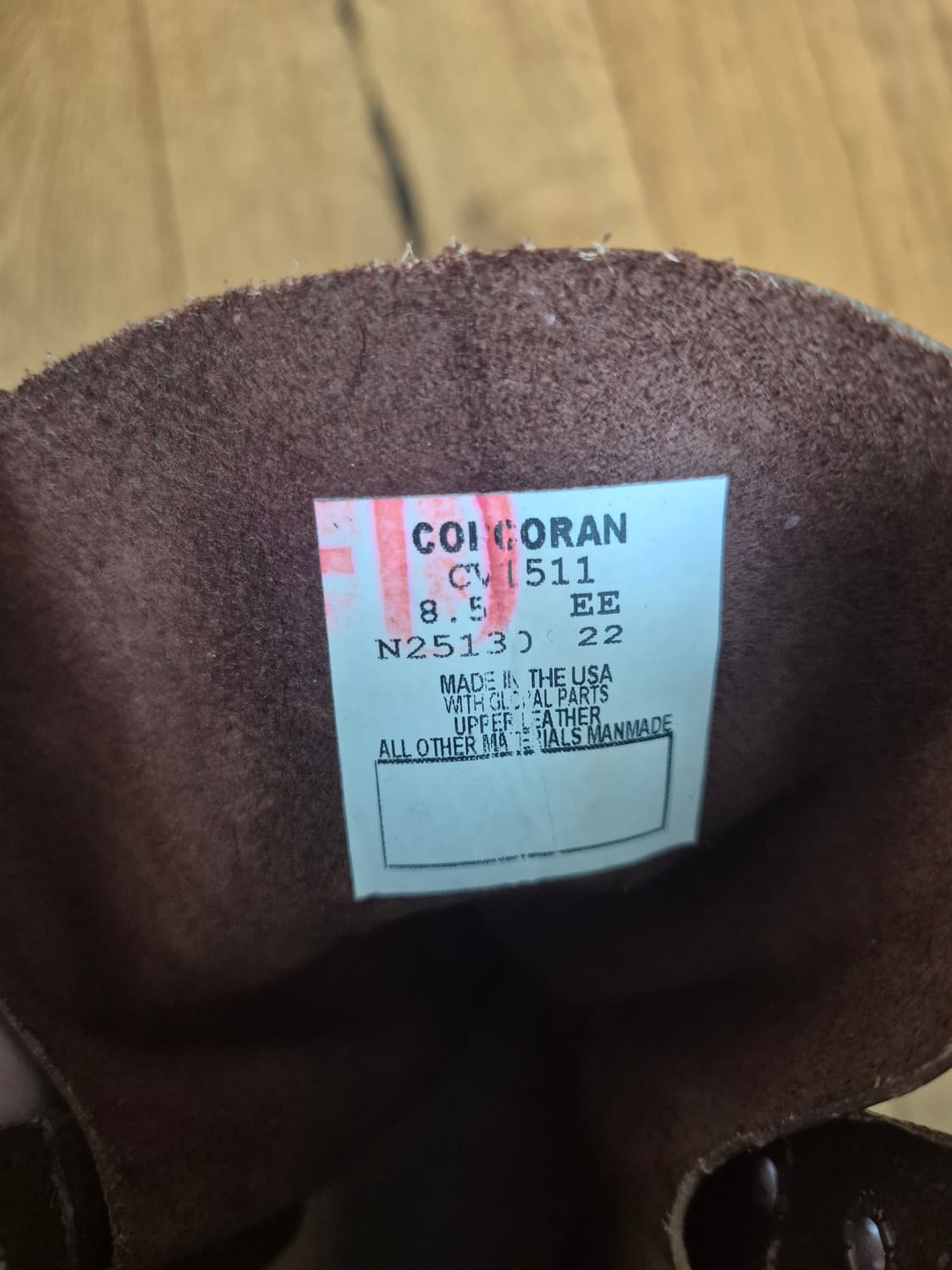 2차대전 리프로 코코란 부츠 265~270 8.5EE 상품이미지8