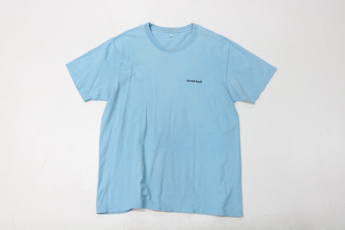 몽벨 x 데즈카 프로덕션 카파 백 프린팅 하늘색 반팔 티셔츠 (L) 상품이미지6
