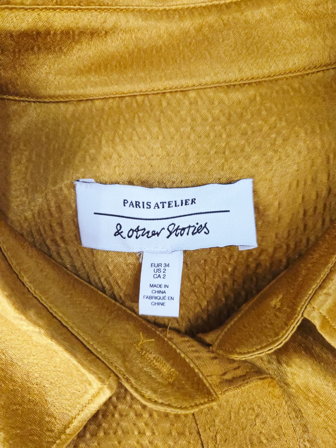 앤아더스토리즈(Paris Atelier) 레이온 셔츠 롱원피스 상품이미지6