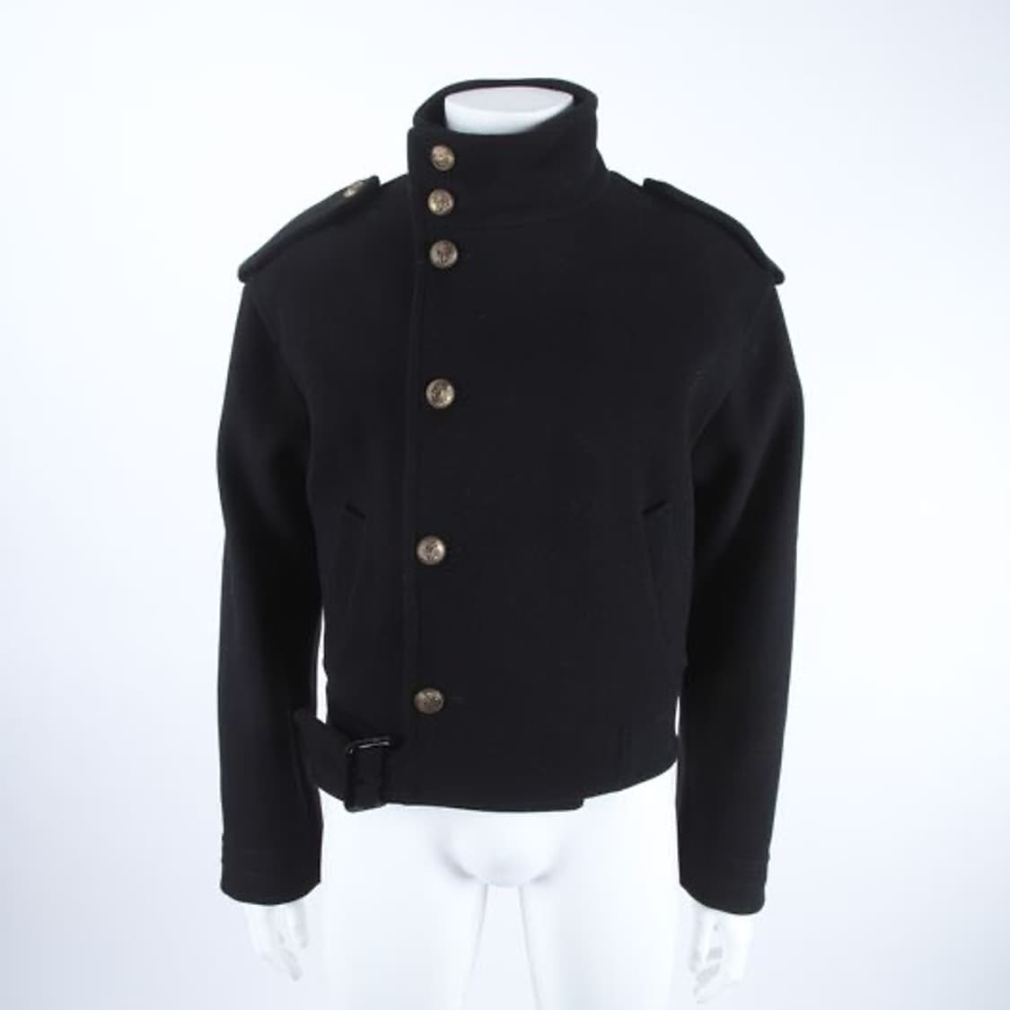 생로랑 울 펠트 밀리터리 자켓 46사이즈 국내매장택 상품이미지1