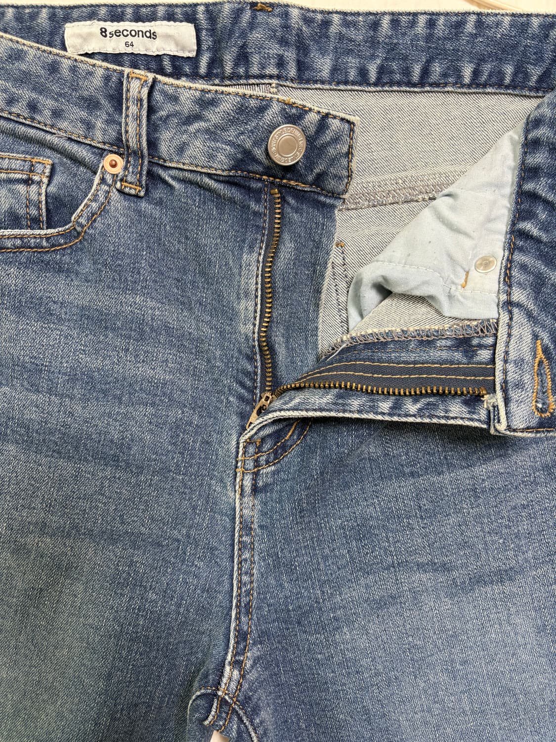 에잇세컨즈 슬림 스트레이트 데님 팬츠 상품이미지5