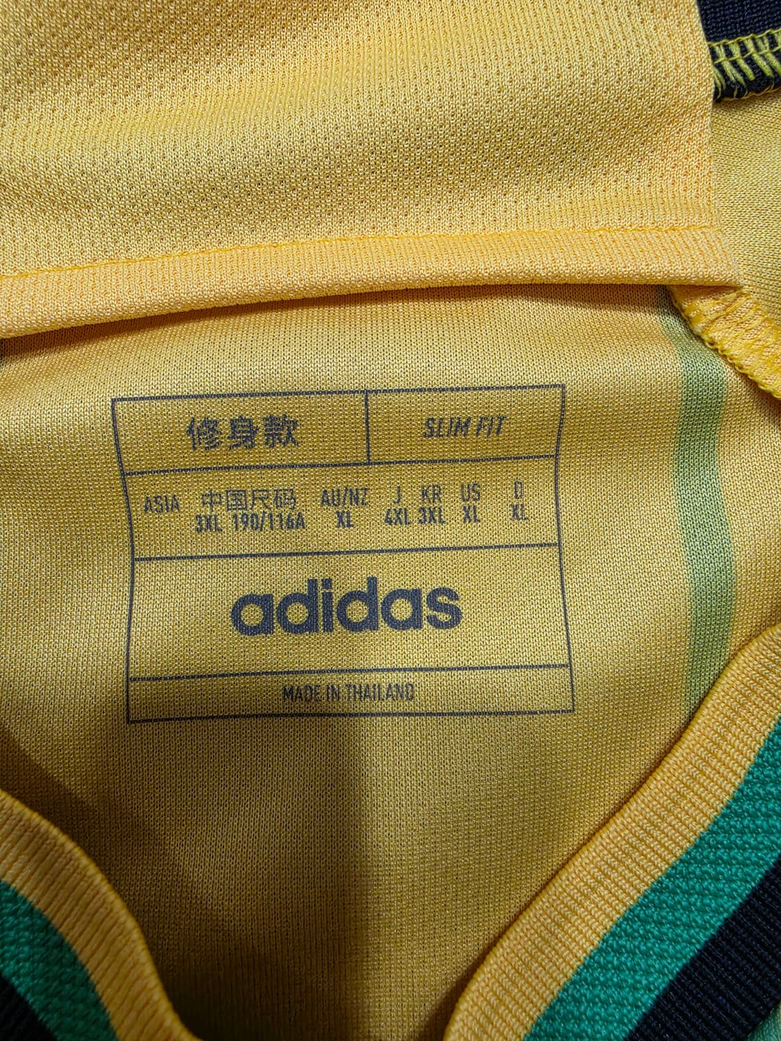 아디다스 x 웨일스 보너 자메이카 23 홈 저지 유니폼 3XL 상품이미지5