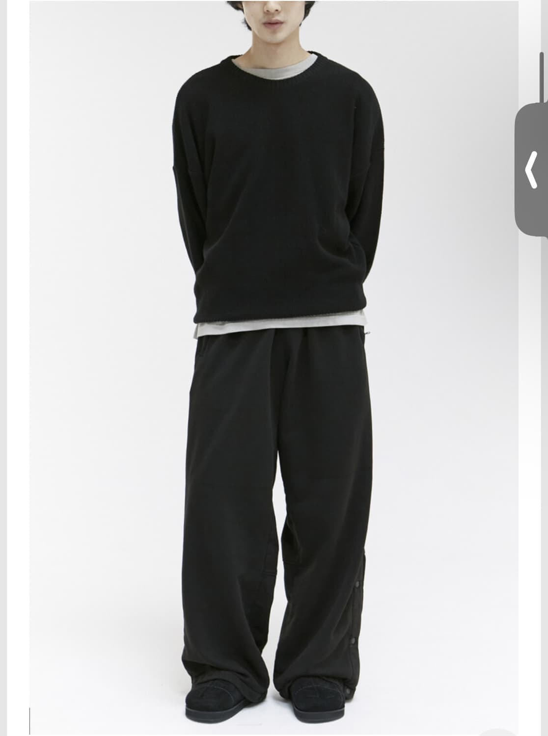 폴리테루 웜업 팬츠 네이비 2사이즈 상품이미지1