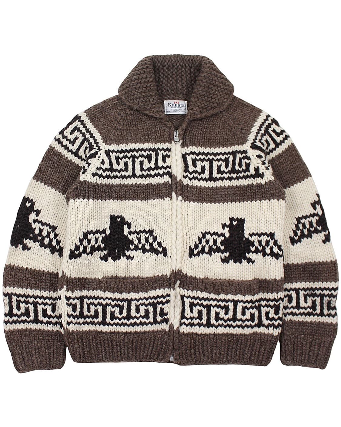 카나타 울 코위찬 집업 스웨터 썬더버드 캐나다 상품이미지1