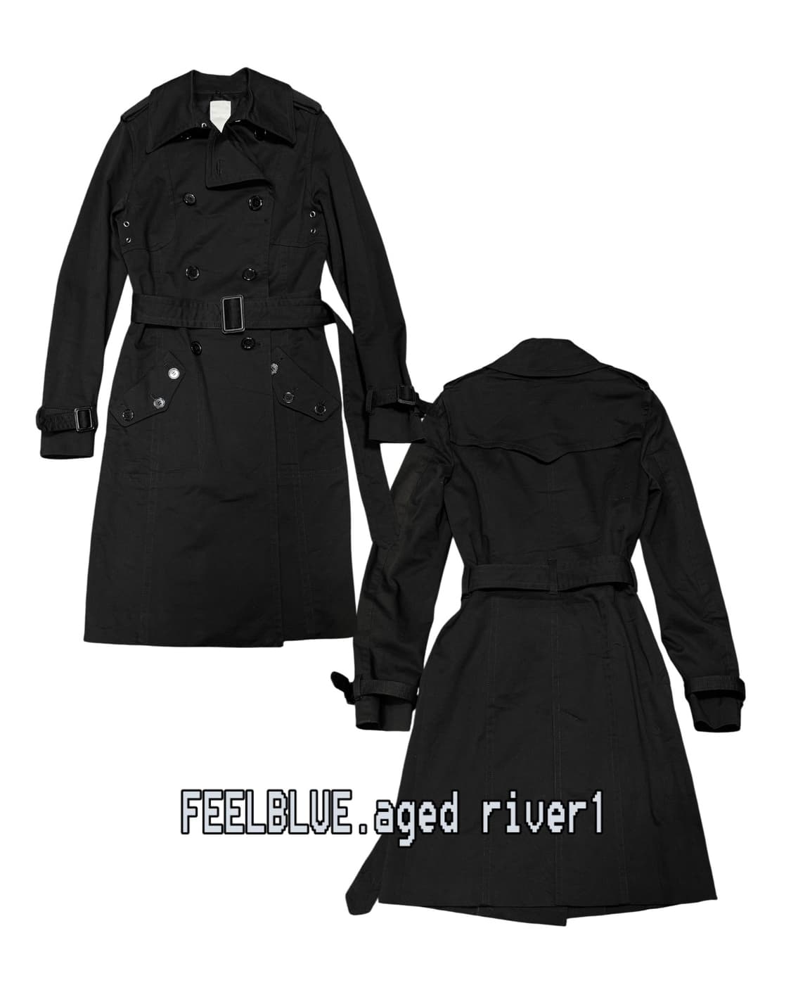 Lace-Up Shirt & Star Skirt Trench Set 상품이미지8