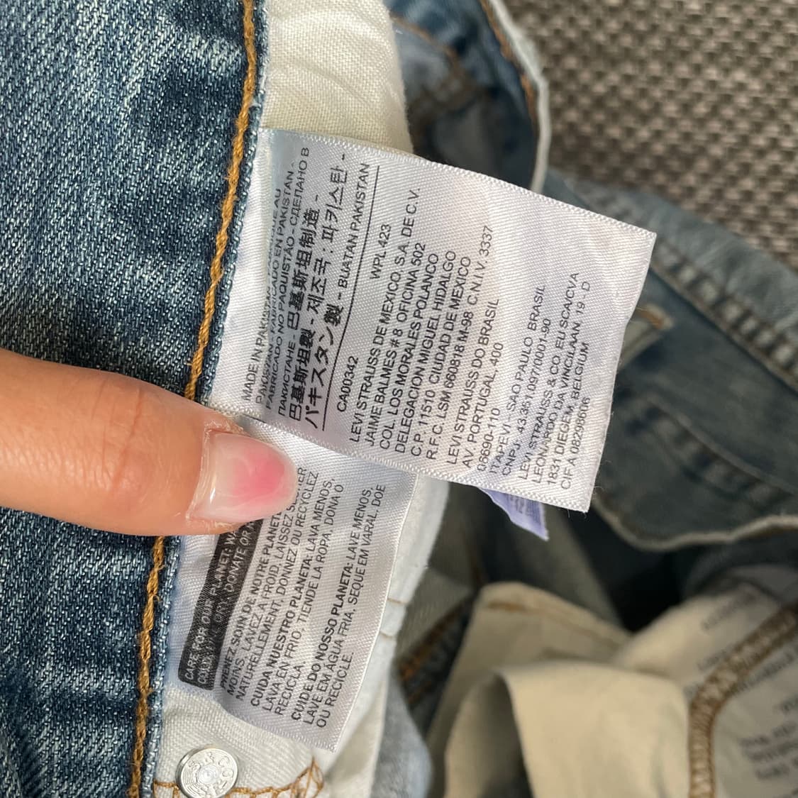 (38) 리바이스559 38x30 릴렉스 스트레이트핏 데님팬츠 상품이미지5