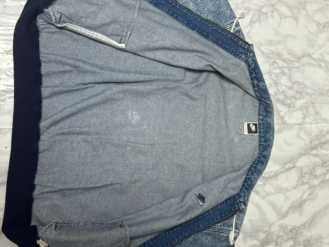 XL 나이키 80S 올드스쿨 청데님 워싱 워크 자켓 상품이미지8