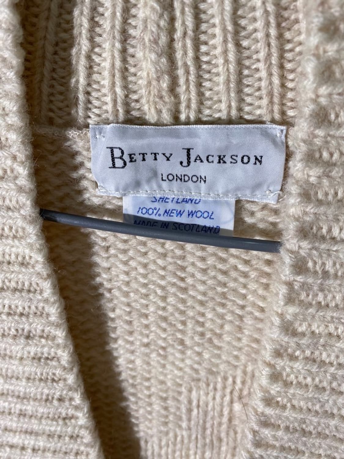 betty jackson 셔틀랜드 울 가디건 상품이미지3