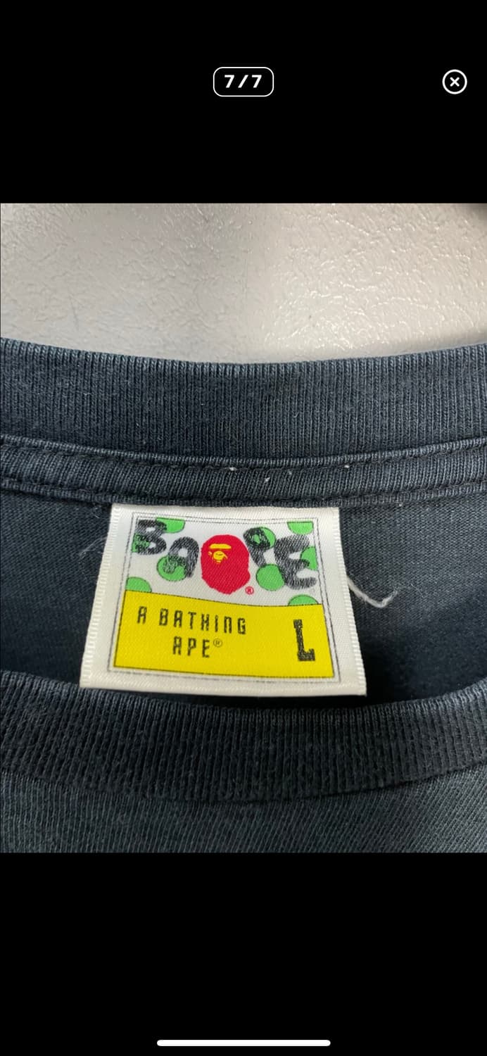 베이프 카모플라쥬 빅 에이프 헤드로고 반팔 A3134 상품이미지7