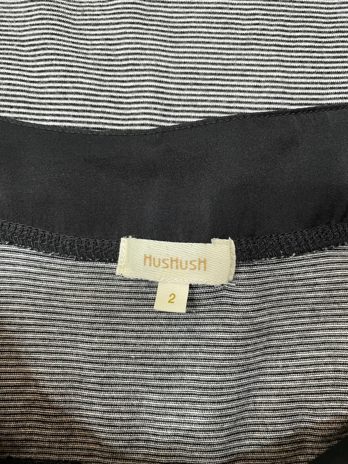 Hushush 넥 리본 티셔츠  상품이미지10