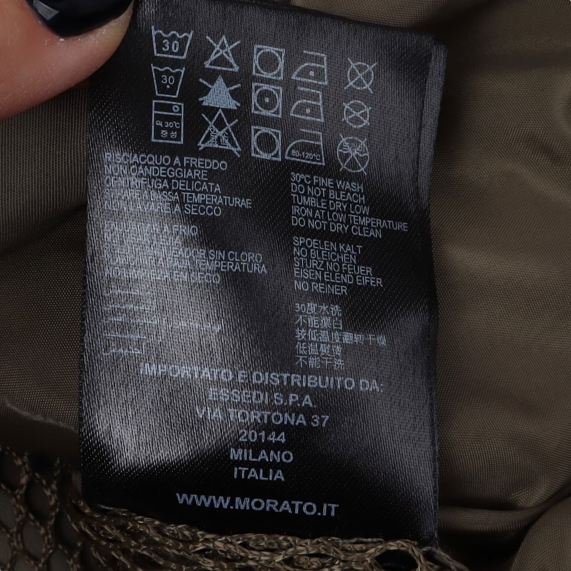 안토니 모라토 카키 메쉬 패널드 블루종 자켓 상품이미지10