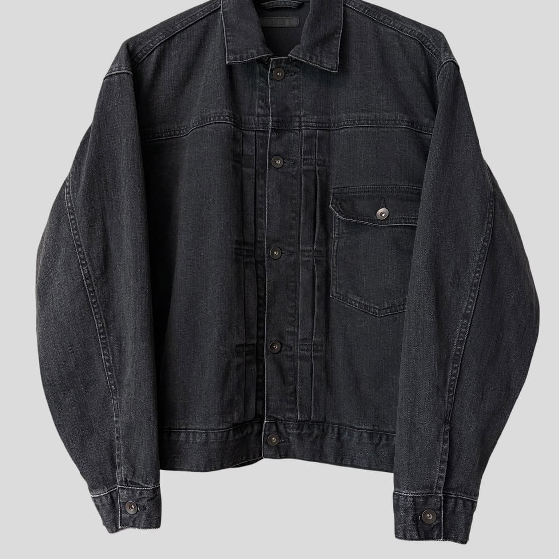 (L)유니클로 데님 트러커 자켓 상품이미지4