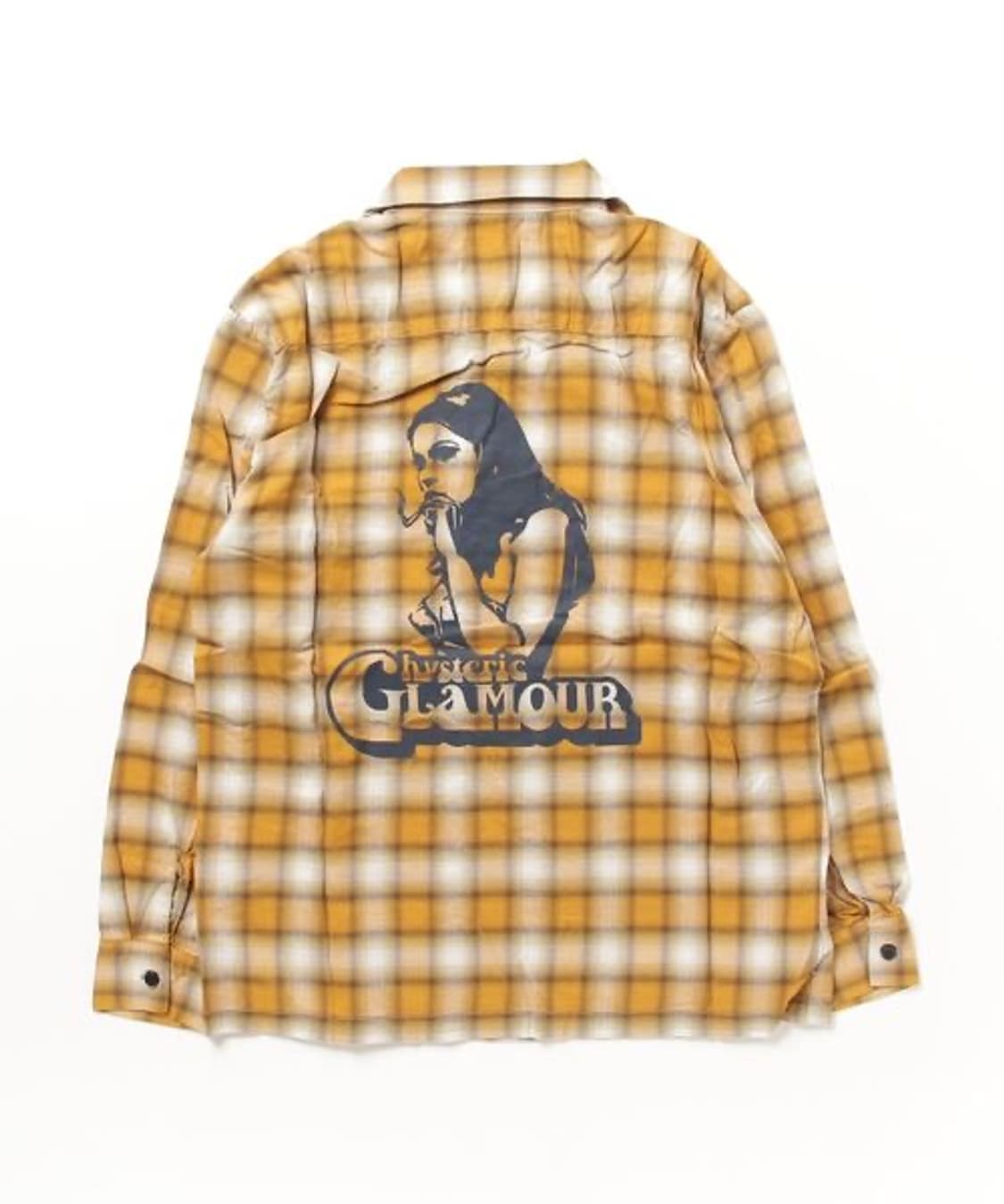 히스테릭 글래머 SMOKING GIRL 오픈카라셔츠 상품이미지1