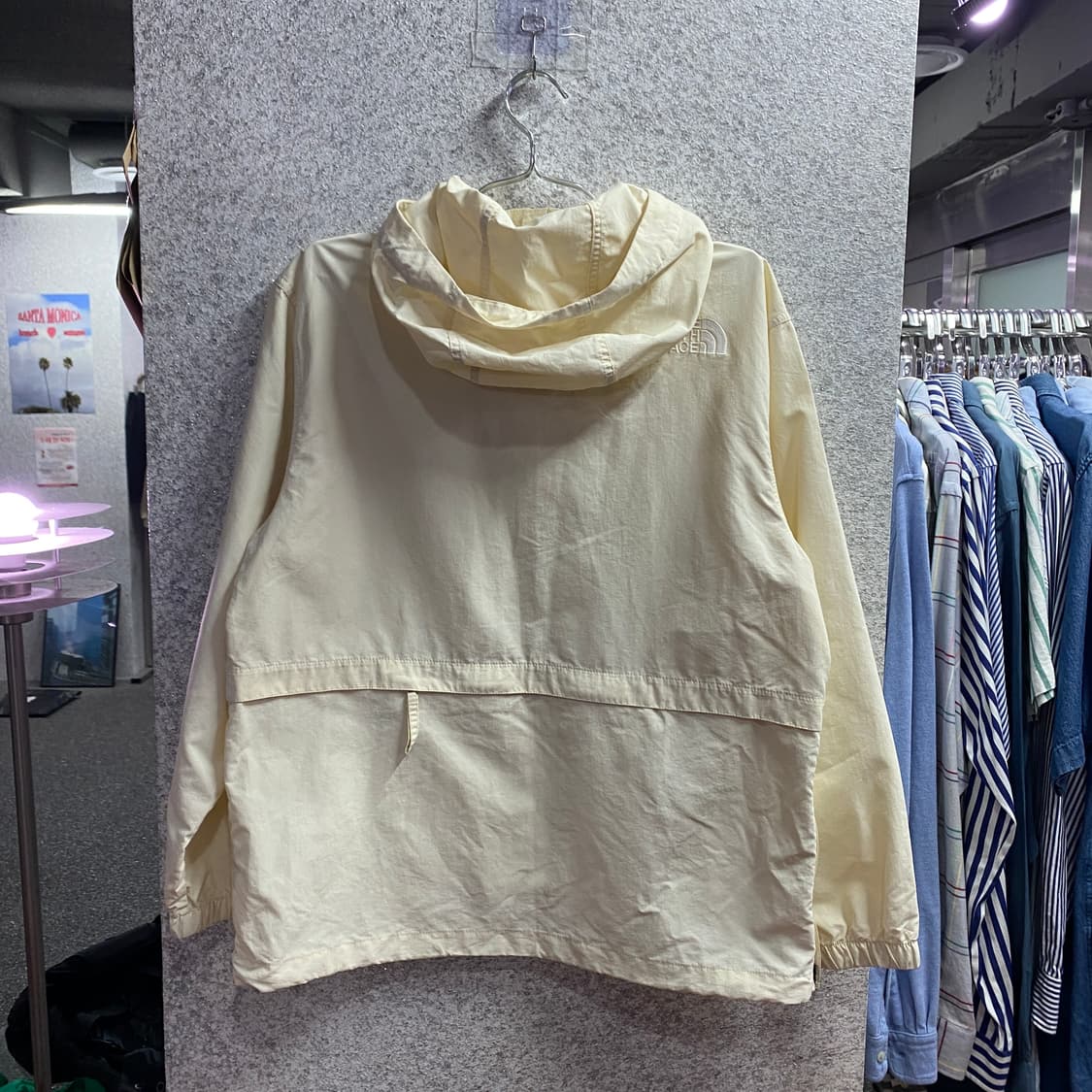 노스페이스 화이트라벨 연노랑 아노락 후드재킷 B4351  상품이미지6