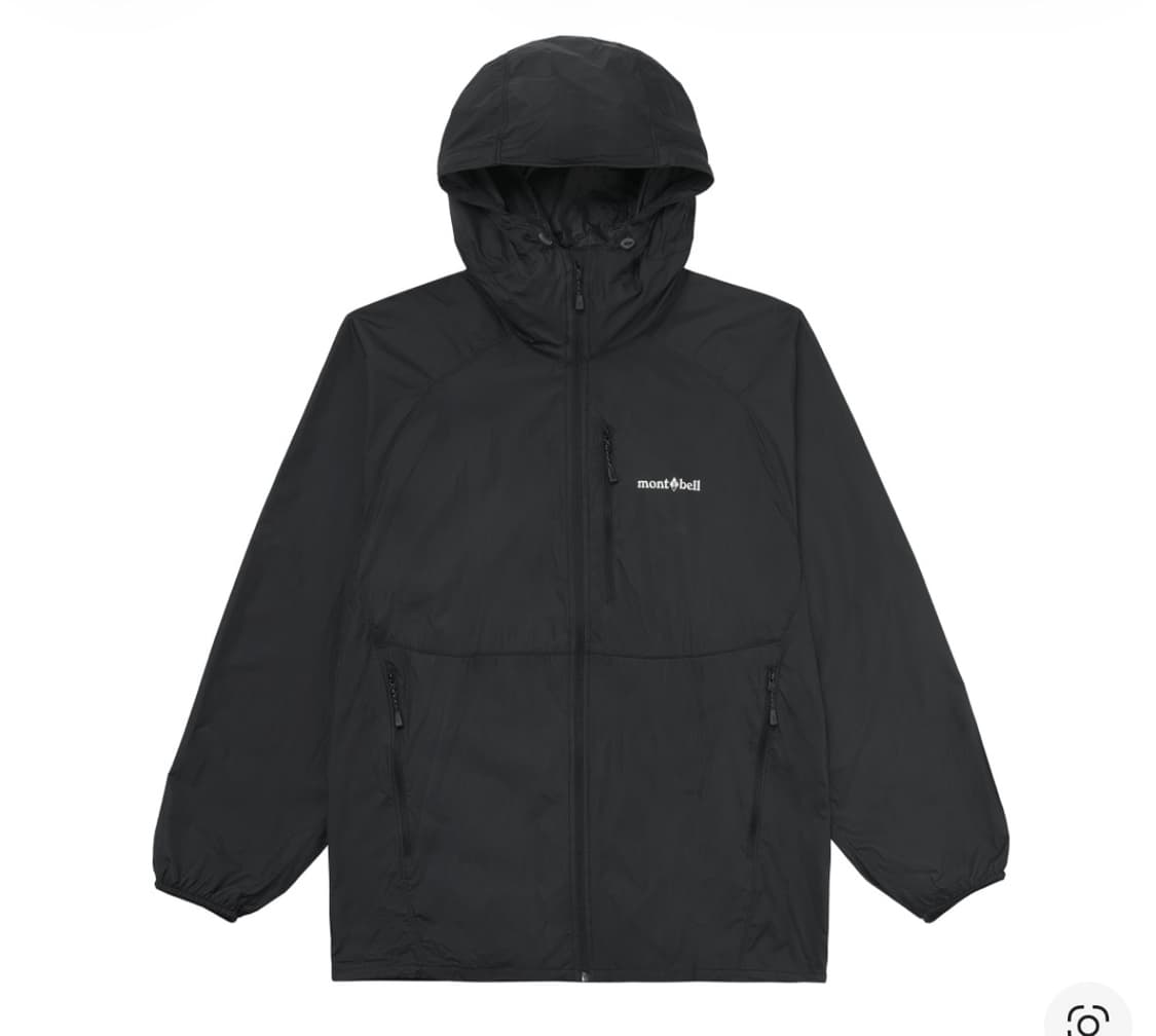[XL]몽벨 윈드 블라스트 후드 자켓 블랙 상품이미지1
