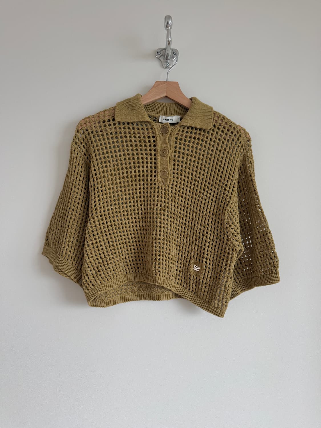 산드로(SANDRO) 리조트 코튼 니트(ITALY) 상품이미지1