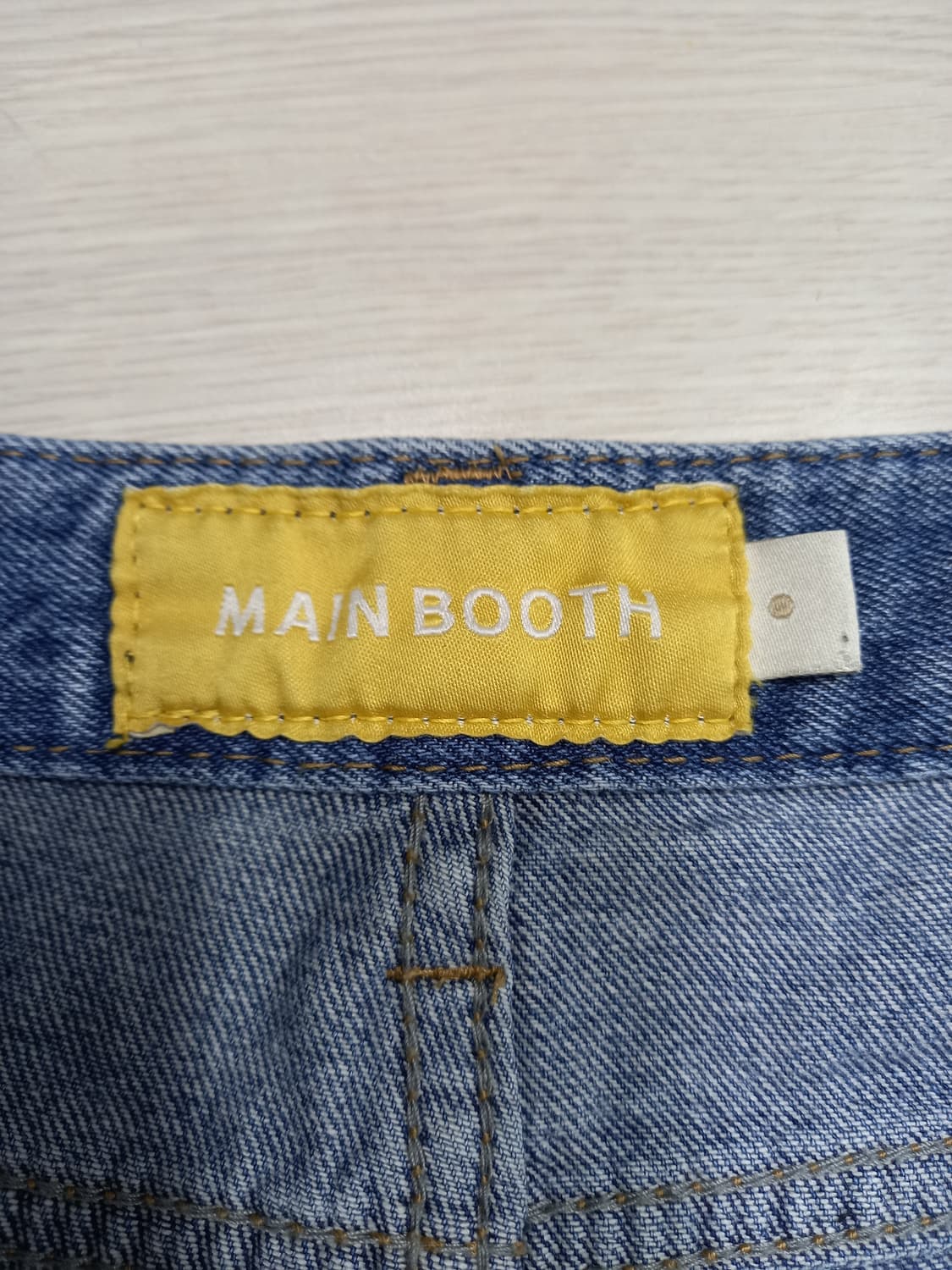 28 MAIN BOOTH Kor  하이웨이스트 세미와이드진 28-884 상품이미지8