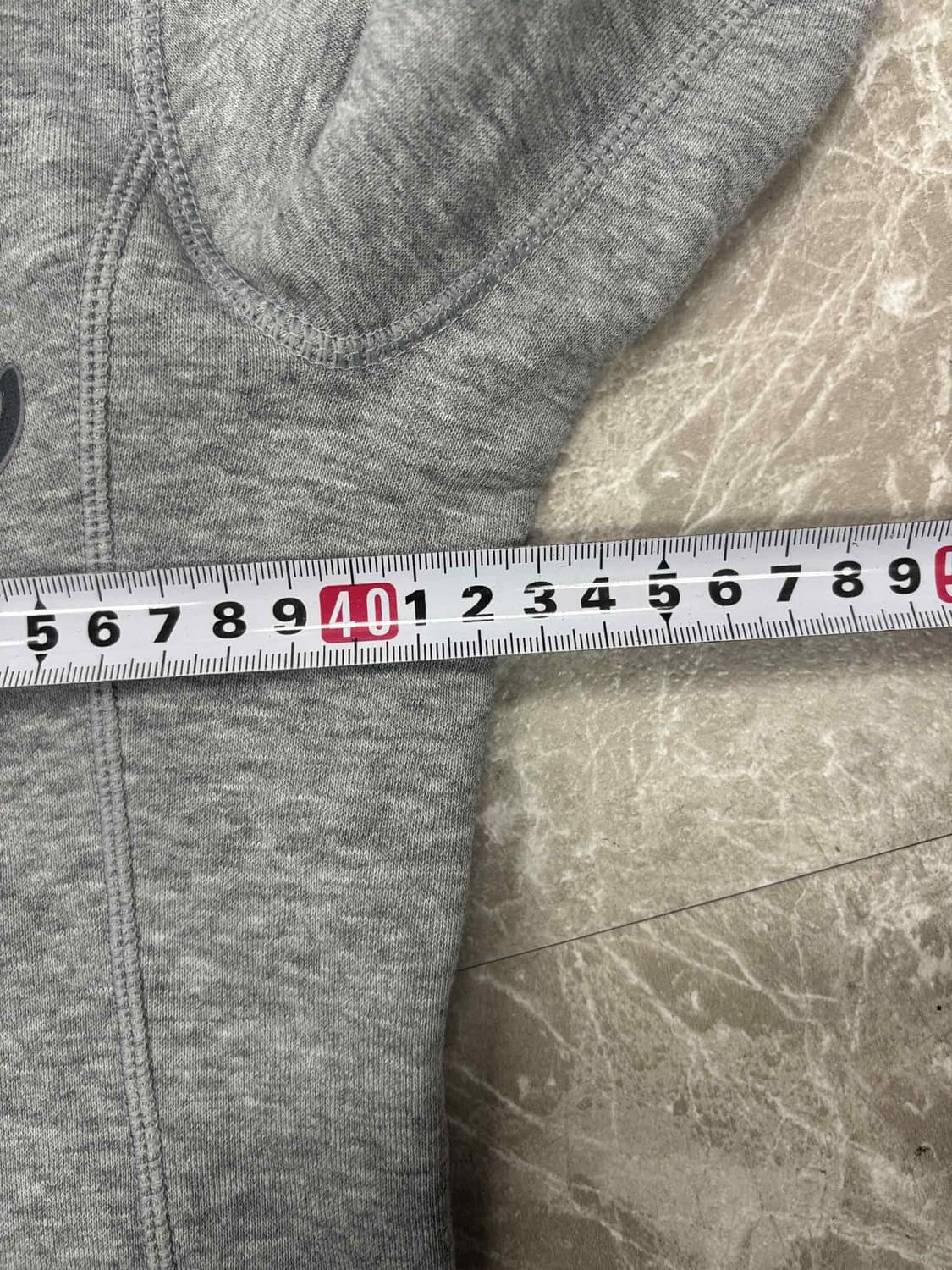 나이키 y2k 그레이 솔로 스우시 걸즈 후드집업 희귀져지(S) 상품이미지7