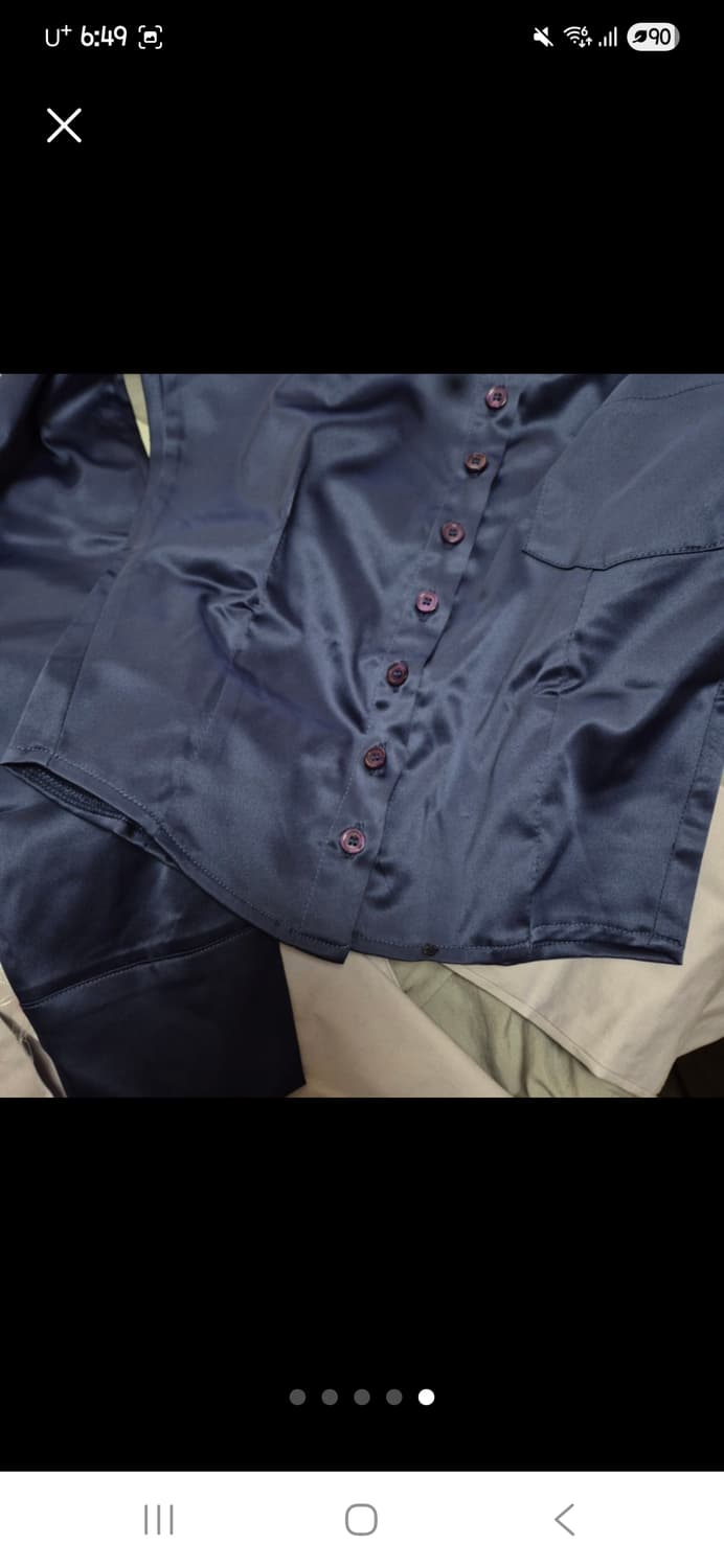 페일제이드 세틴 드레스 셔츠 satin dress shirts 상품이미지3