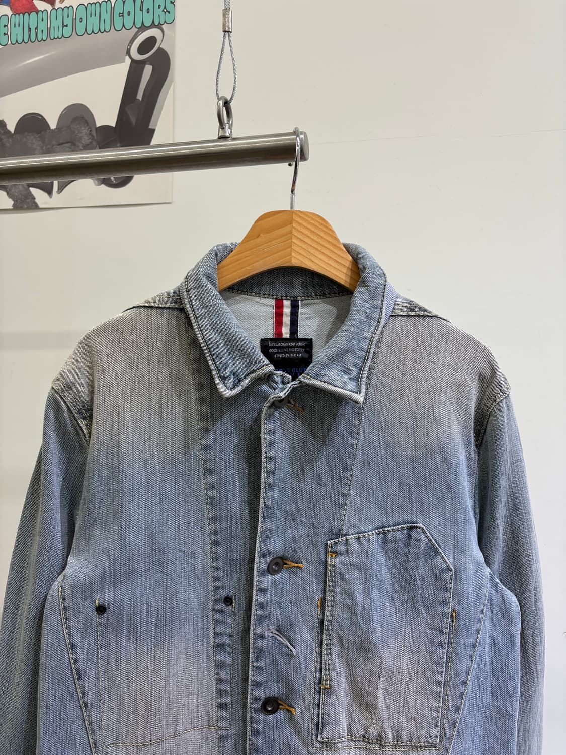 NICOLE CLUB FOR MEN 데님자켓 상품이미지2