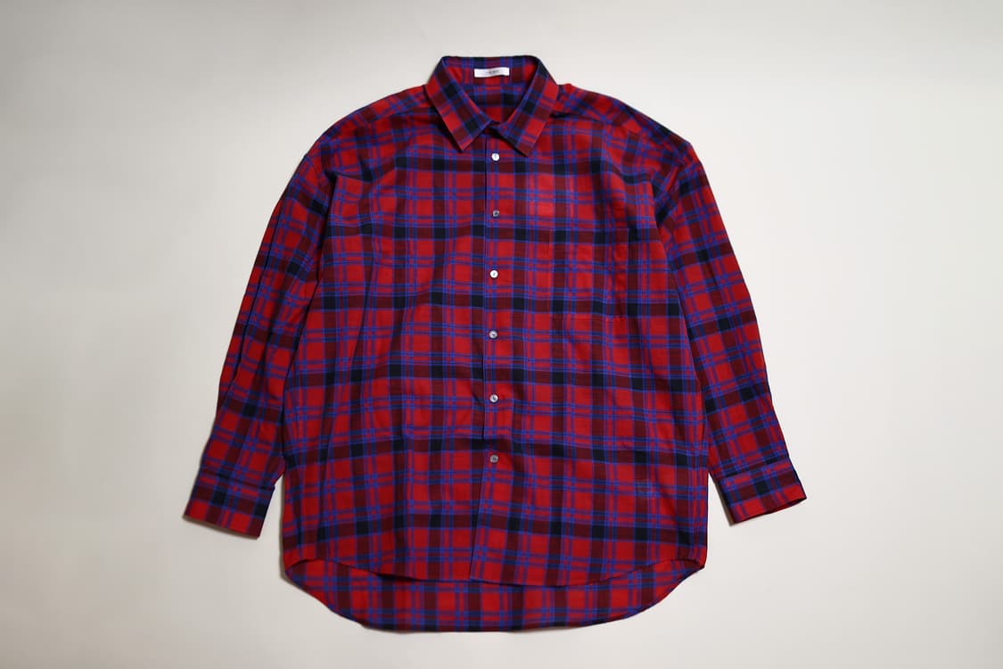 더로우 the row lancaster shirts check S 상품이미지2