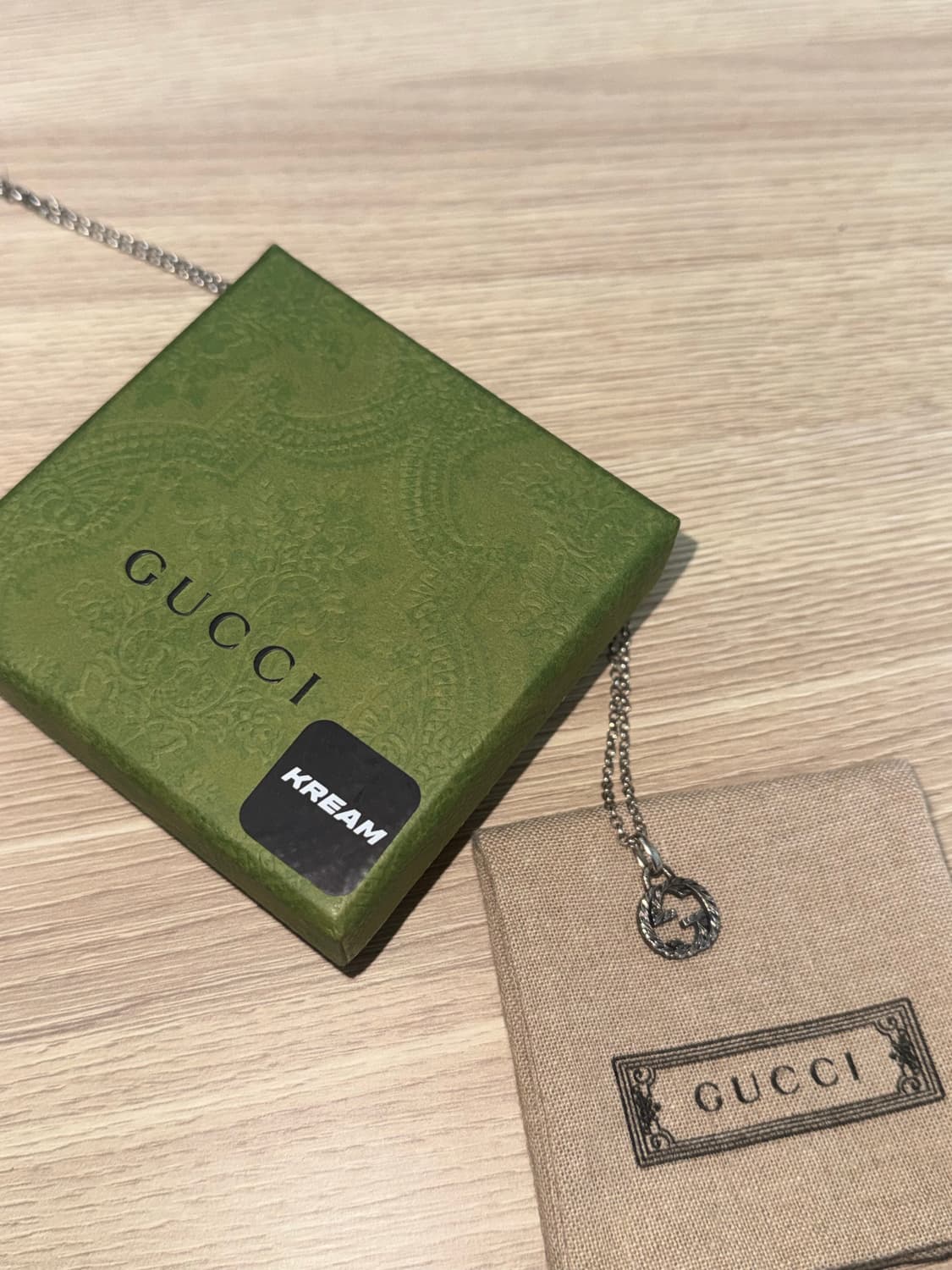 구찌 인터로킹 G 네클리스 실버 목걸이 상품이미지3