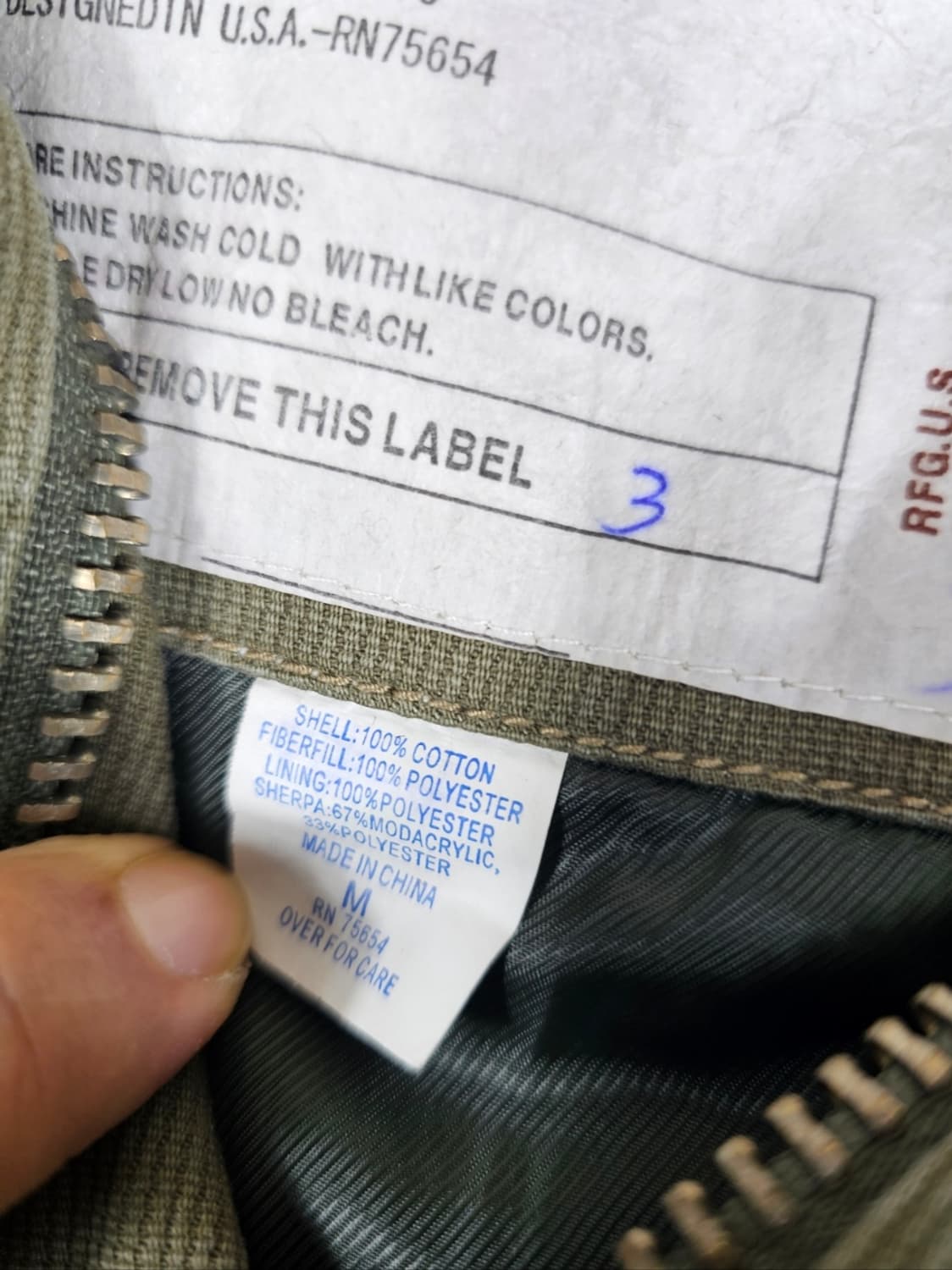 아베크롬비쉐르파자켓 상품이미지8