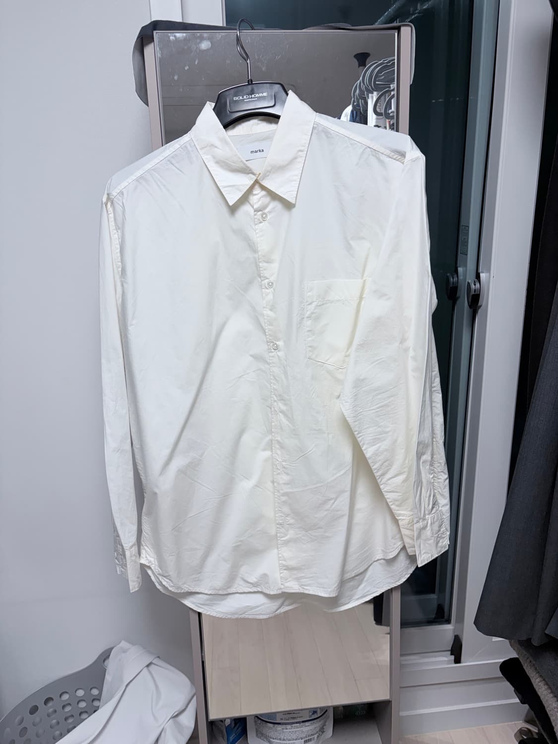 Marka 실크혼방 아이보리 셔츠 4사이즈 상품이미지1