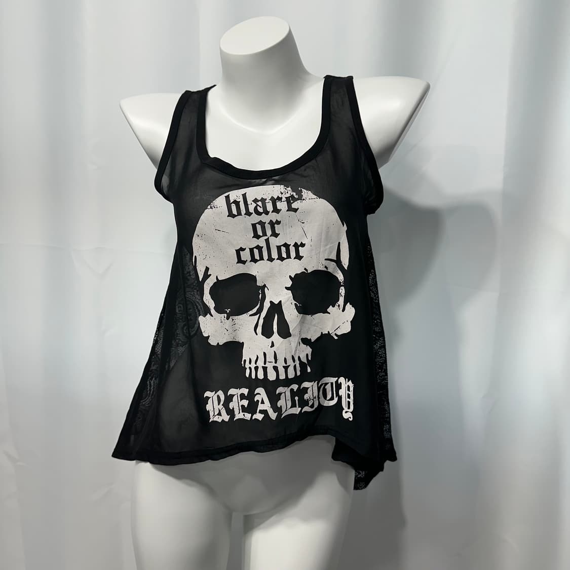 🎸스컬 프린팅 슬리브리스🎸 상품이미지5