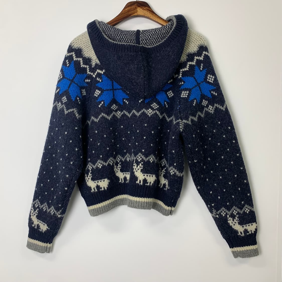 Oro 오로 노르딕 코위찬 니트 가디건 상품이미지3