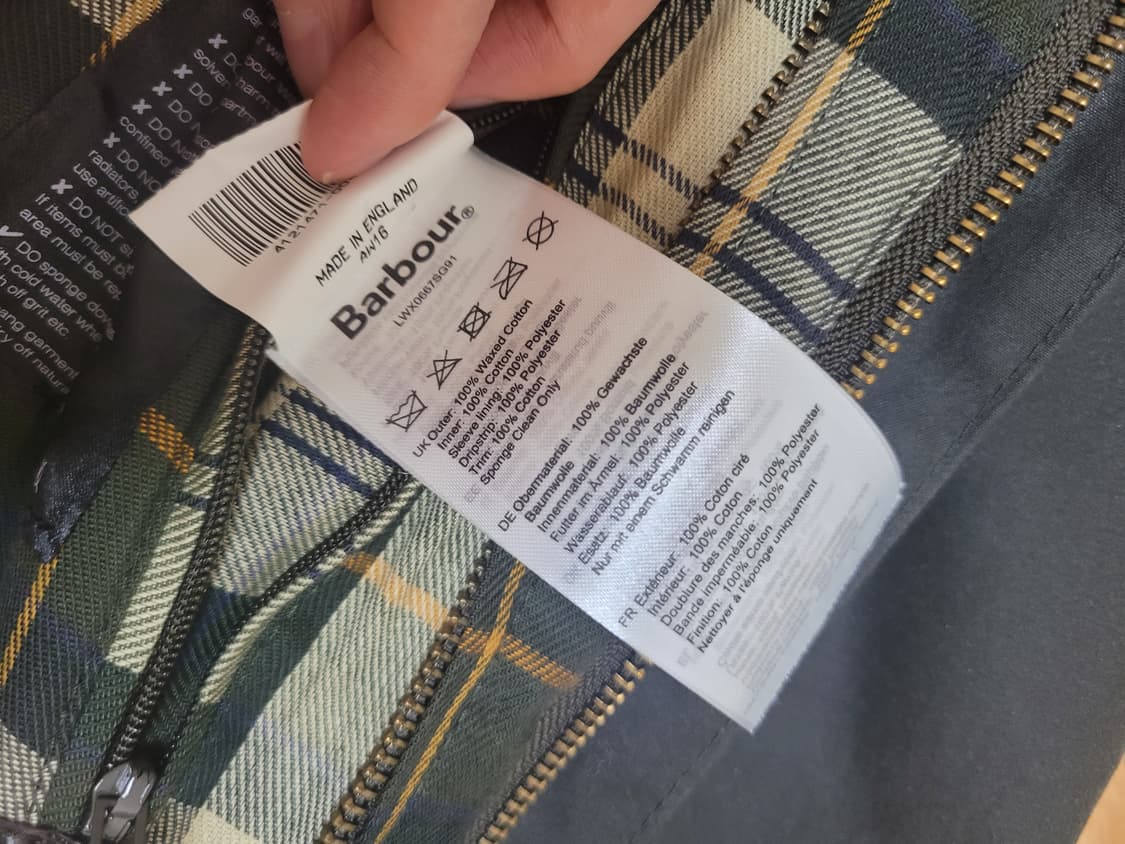 바버 비드넬 uk10  세이지 상품이미지5