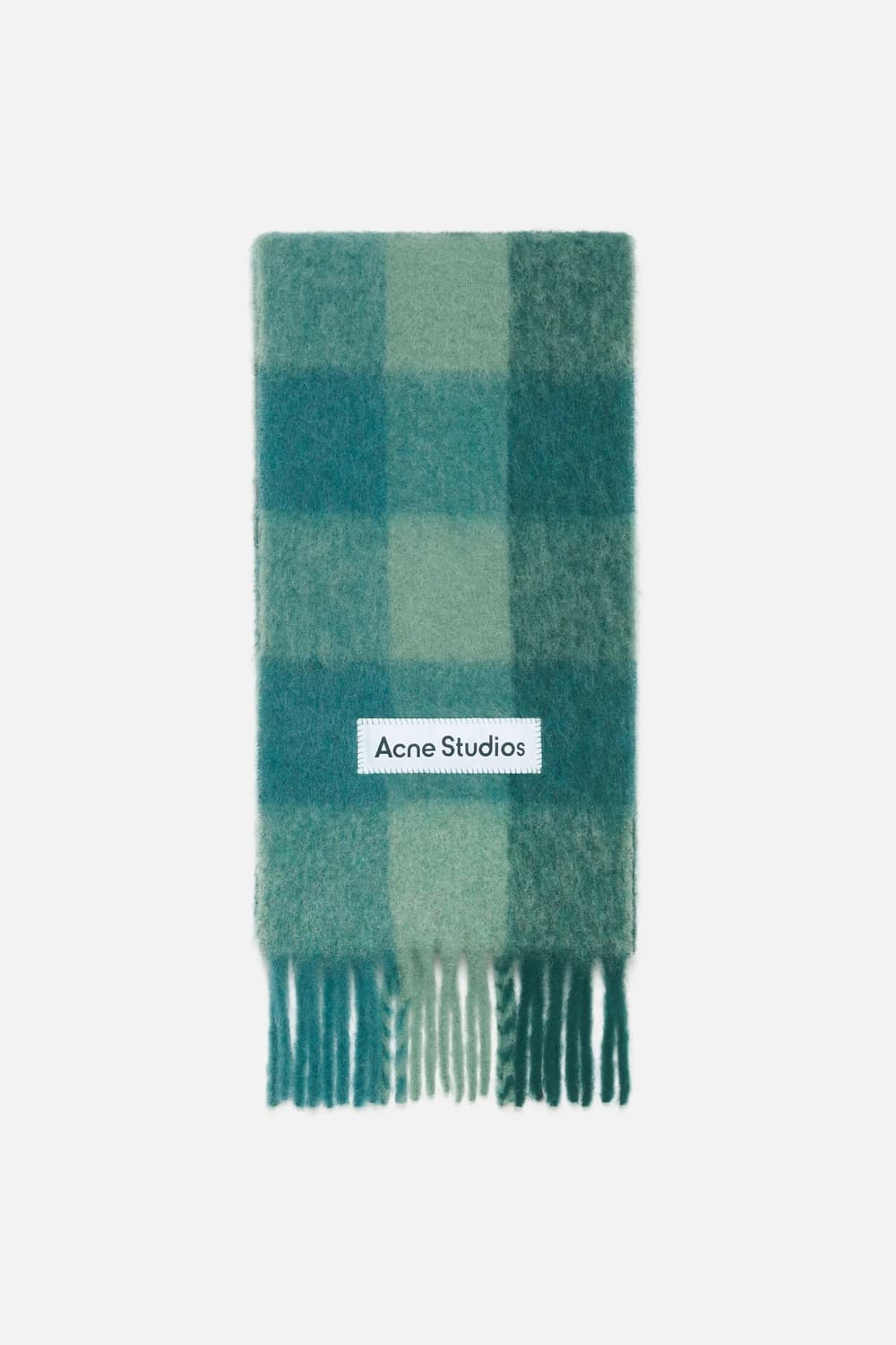 아크네스튜디오 알파카 모헤어 머플러/그린 체크 상품이미지6