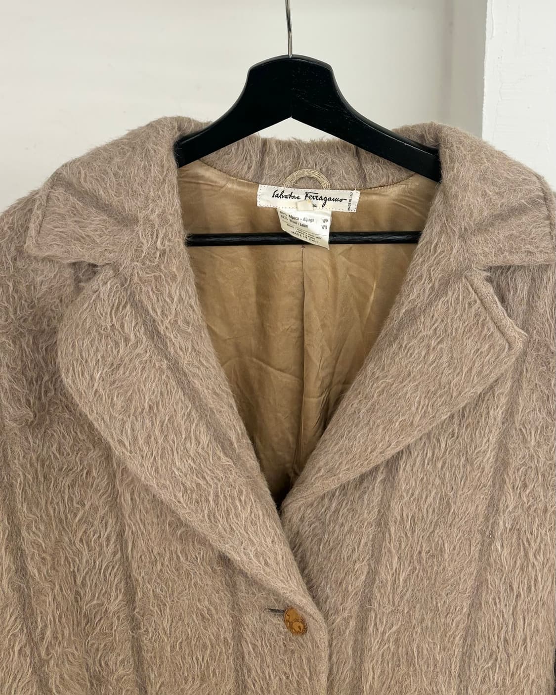 페레가모 브라운 텍스쳐드 자켓 상품이미지2