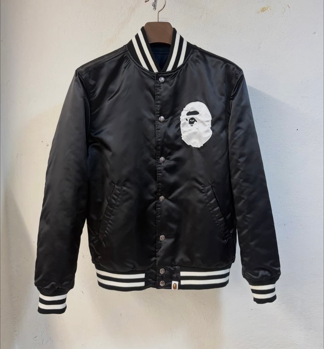 베이프 리버서블 양면 팀자켓 블루종 바시티 상품이미지4