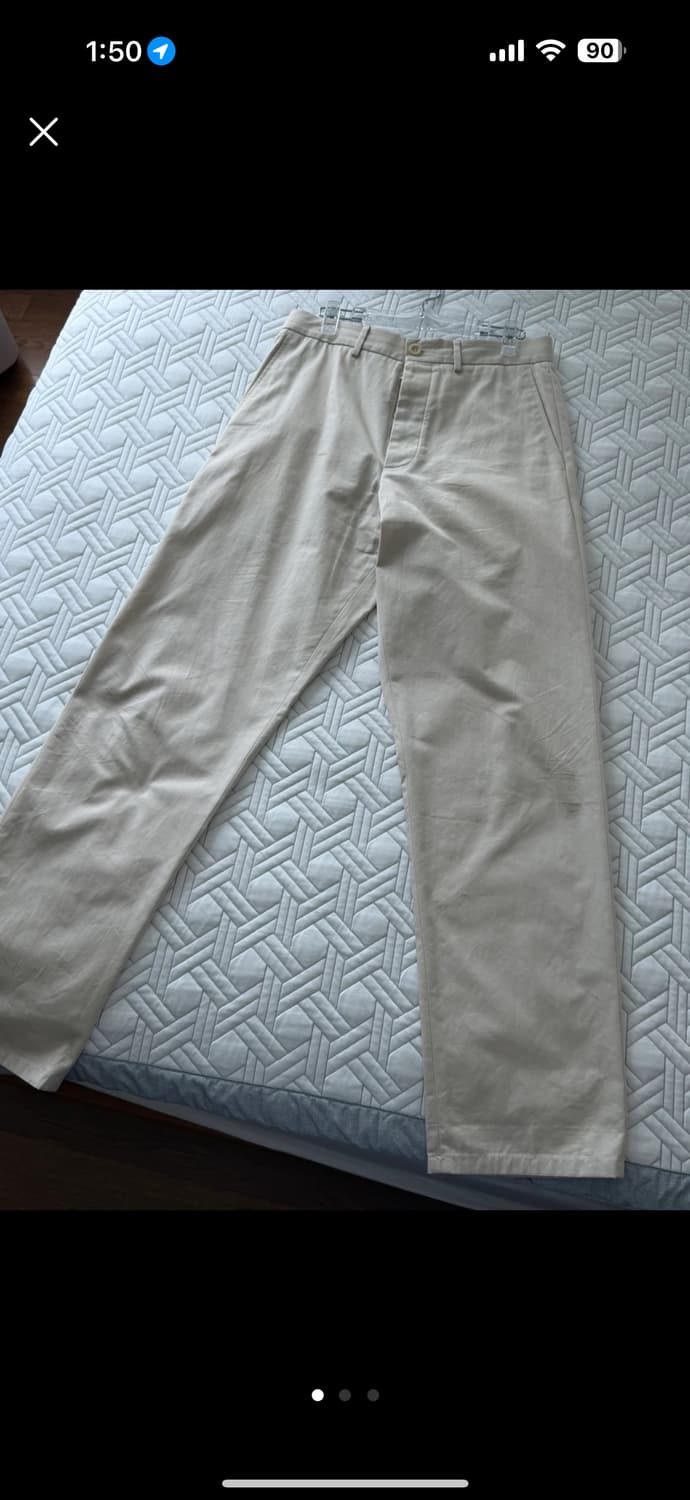 마르지엘라 팬츠 - 베이지 면바지 상품이미지1