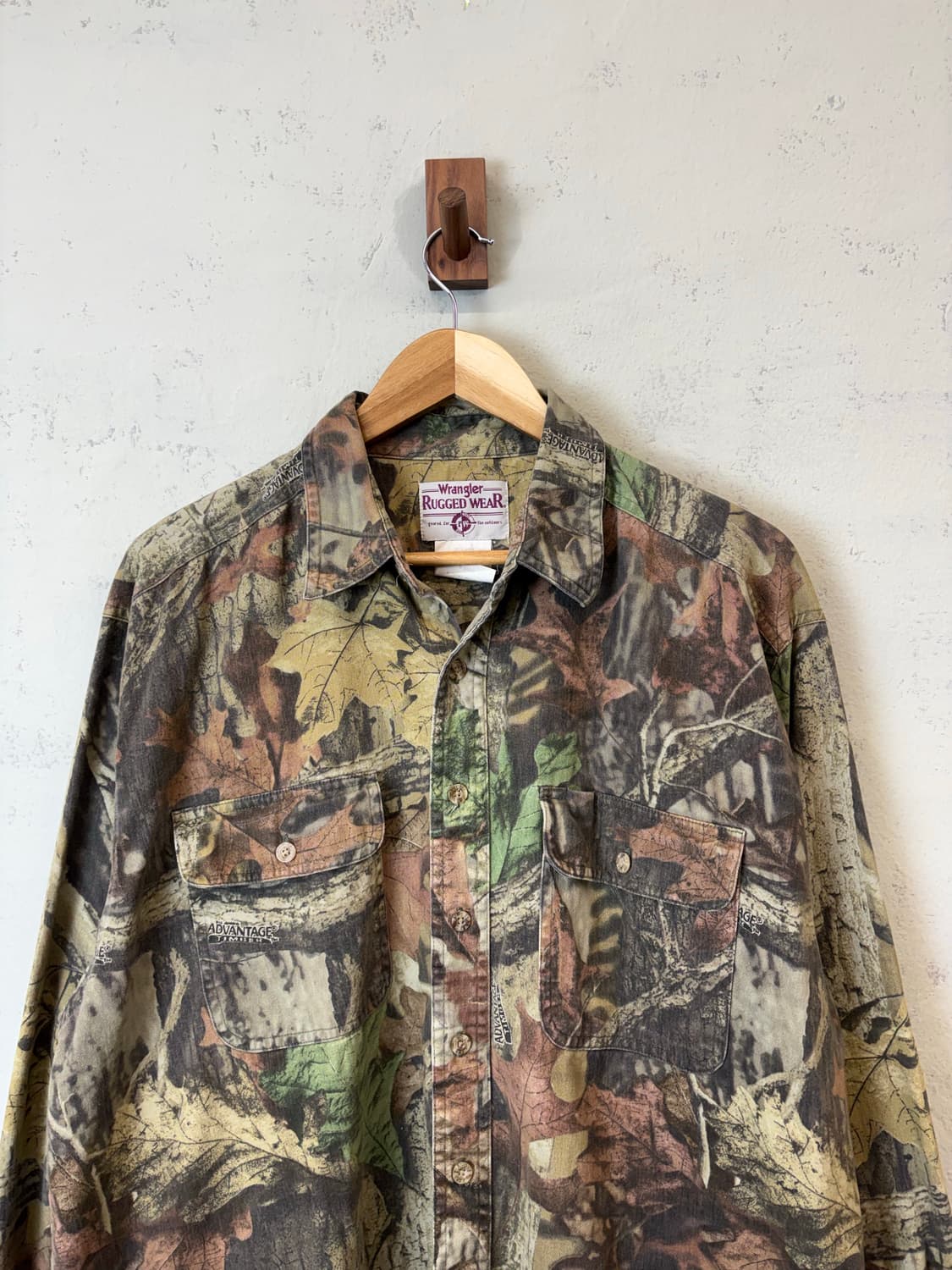 랭글러 90s 빈티지 러기드웨어 트리카모 셔츠 상품이미지4