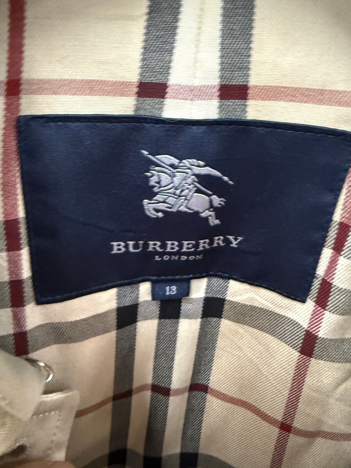 버버리 정품 런던 베이지 맥 트렌치 코트 상품이미지3